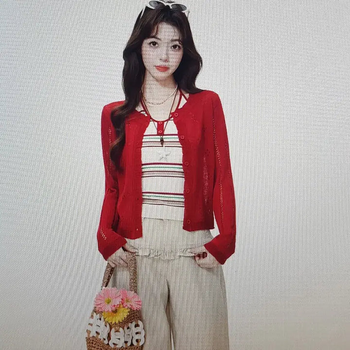 [BUNJANG] Striped Halter Neck Top / (해외배송) 스트라이프 홀터넥 탑