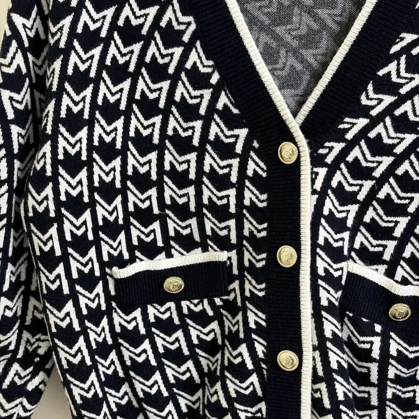 [BUNJANG] Maje Monogram Cardigan / maje 마쥬 모노그램 가디건