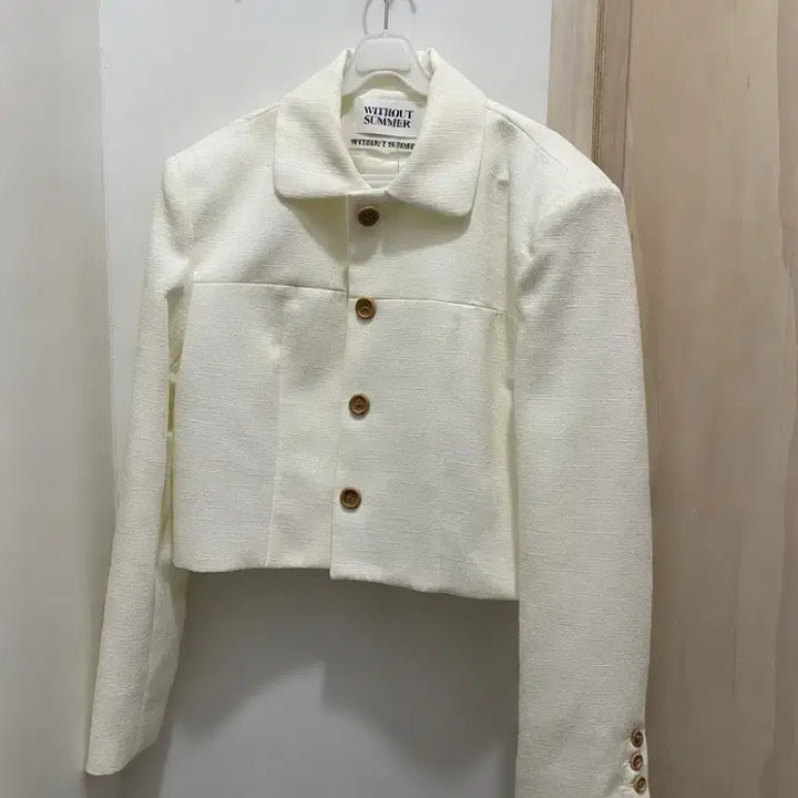 [BUNJANG] WITHOUT SUMMER Tweed Crop Jacket Ivory / WITHOUT SUMMER  트위드 크롭 자켓 아이보리