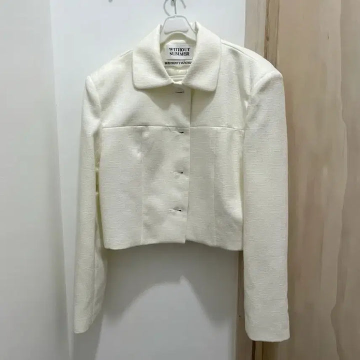 [BUNJANG] WITHOUT SUMMER Tweed Crop Jacket Ivory / WITHOUT SUMMER  트위드 크롭 자켓 아이보리
