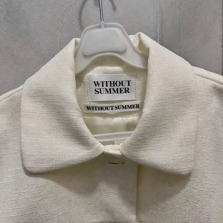 [BUNJANG] WITHOUT SUMMER Tweed Crop Jacket Ivory / WITHOUT SUMMER  트위드 크롭 자켓 아이보리