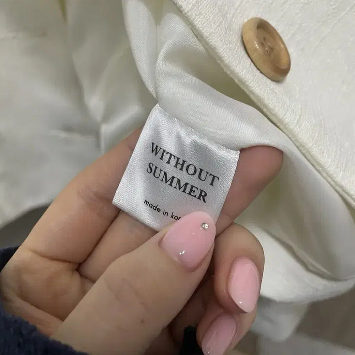 [BUNJANG] WITHOUT SUMMER Tweed Crop Jacket Ivory / WITHOUT SUMMER  트위드 크롭 자켓 아이보리