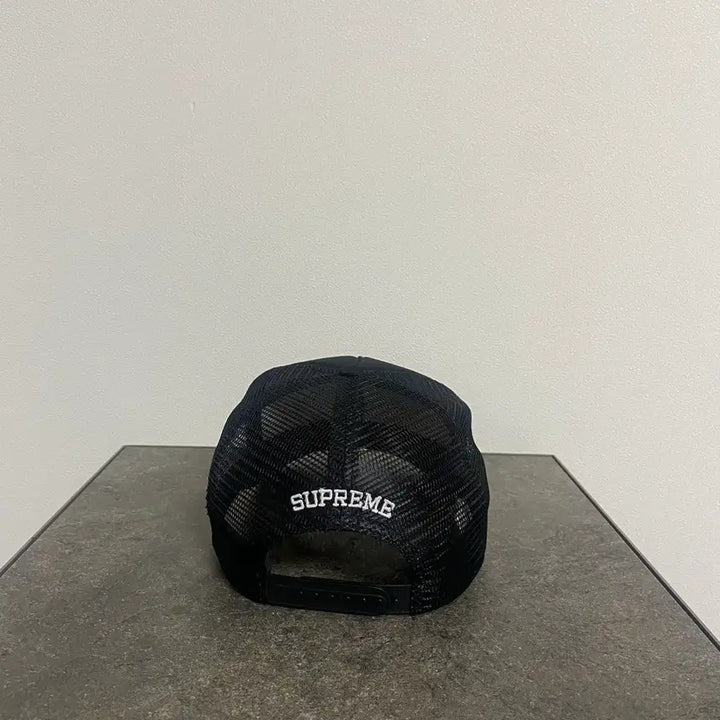 [BUNJANG] Supreme Mesh Back Ball Cap Hat / (OS) 슈프림 5패널 메쉬 백 볼캡 모자 오서라이즈 블랙