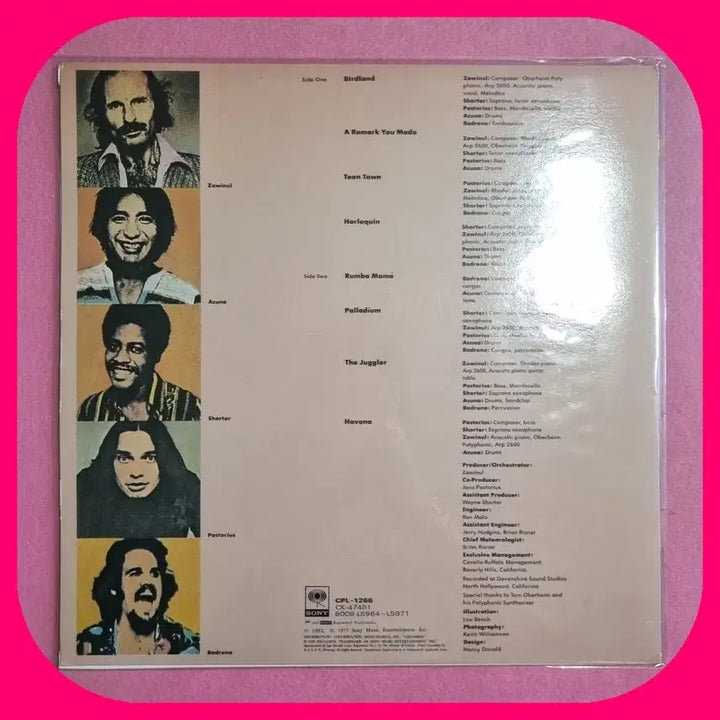 [BUNJANG] Weather Report LP Vinyl Record / WEATHER REPORT LP NM/NM