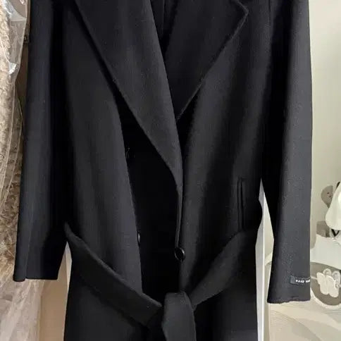 [BUNJANG] De Atere Handmade Long Coat / 핸드메이드 롱코드 블랙