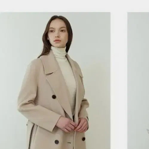 [BUNJANG] De Atere Handmade Long Coat / 핸드메이드 롱코드 블랙