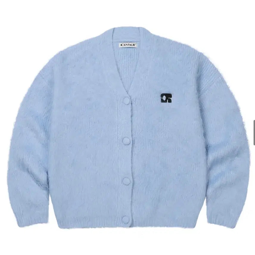 [BUNJANG] Centaur Bulky Wool Cardigan Sky Blue / 센토르 벌키 울가디건 스카이블루