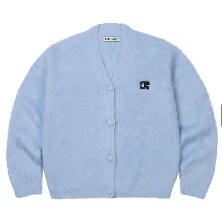 [BUNJANG] Centaur Bulky Wool Cardigan Sky Blue / 센토르 벌키 울가디건 스카이블루