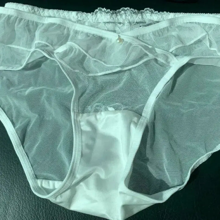 [BUNJANG] White Pearl Panties / (중고) 여성팬티 진주알 화이트