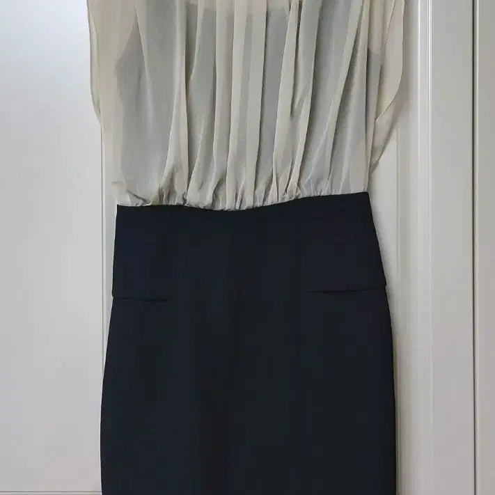 [BUNJANG] It MICHAA Chiffon See-through Two-piece Dress / 잇미샤쉬폰시스루 투피스형원피스55