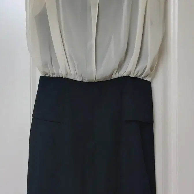 [BUNJANG] It MICHAA Chiffon See-through Two-piece Dress / 잇미샤쉬폰시스루 투피스형원피스55