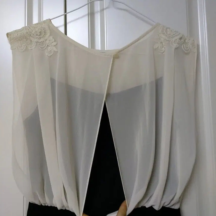 [BUNJANG] It MICHAA Chiffon See-through Two-piece Dress / 잇미샤쉬폰시스루 투피스형원피스55