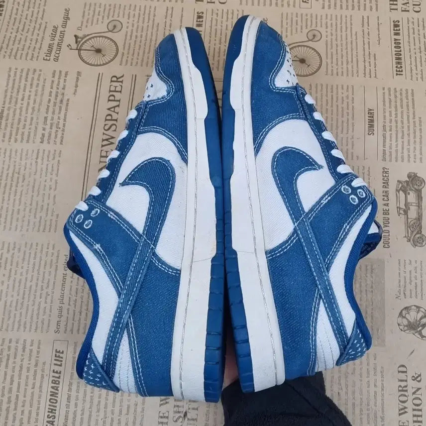 [BUNJANG] Nike Dunk Low Retro SE Denim Sneakers (Men's) / 나이키 덩크 로우 레트로SE 남성스니커즈260