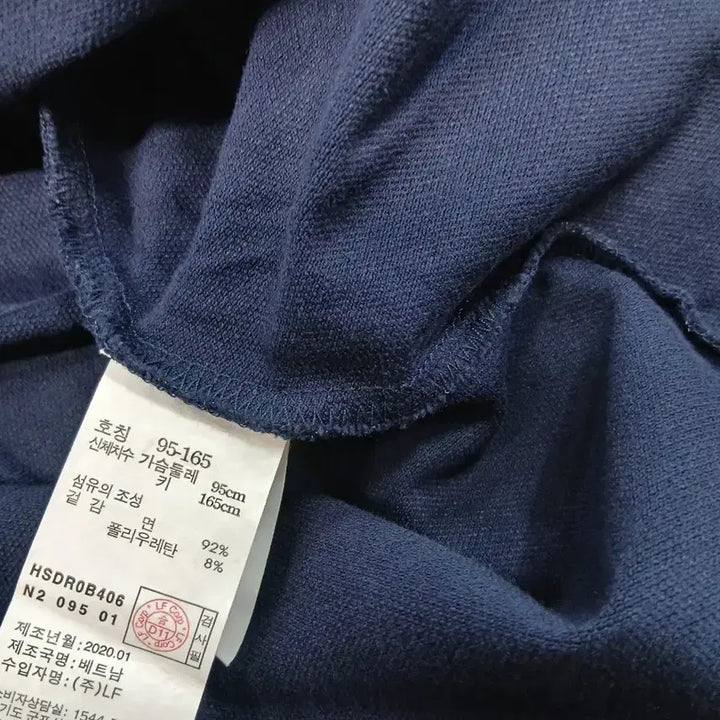 [BUNJANG] Hazzys Navy Short Sleeve Dress 95 / 헤지스 네이비 반팔 원피스 95