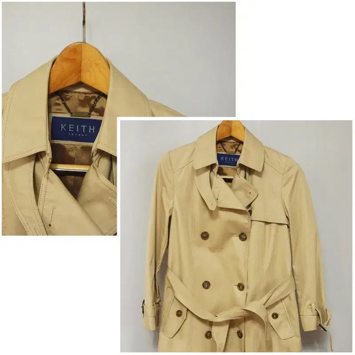 [BUNJANG] KEITH Trench Coat Women's 55 / KEITH 키이스 트렌치 코트 여성55