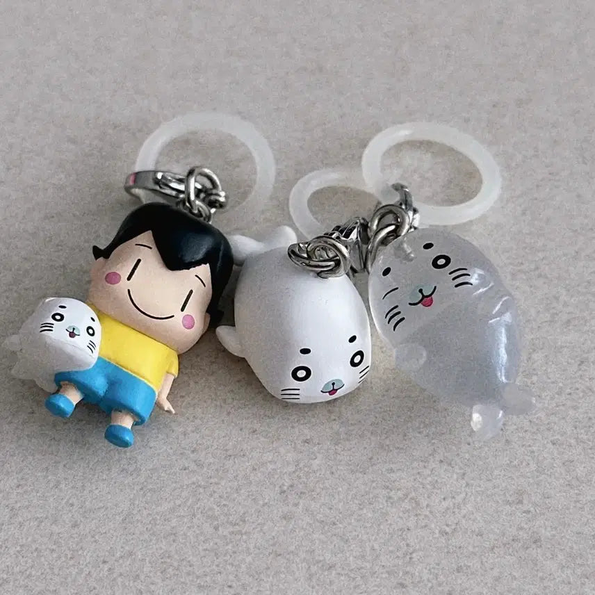 [BUNJANG] Half Seal Mejirushi Keyring Set / 하프물범 메지루시 키링 세트