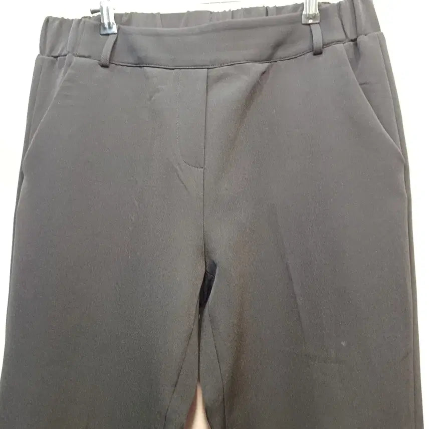 [BUNJANG] Black Women's Slacks Elastic Waist Pants / 블랙 여성용 슬랙스 벤딩 바지 봄가을 62213