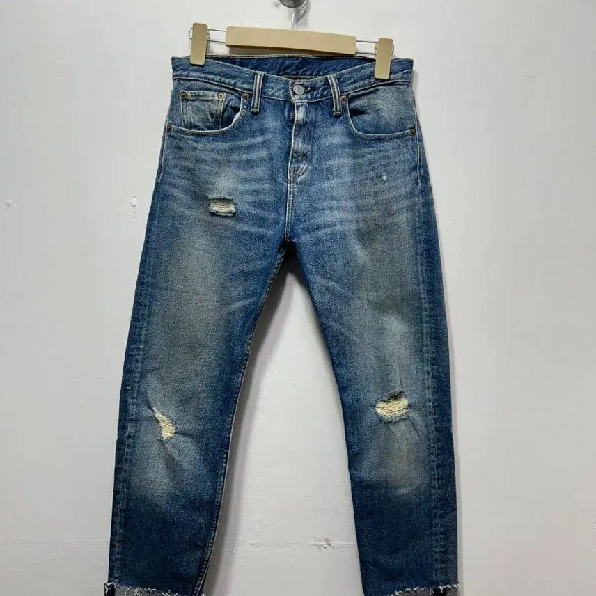 [BUNJANG] Levi's 512 Distressed Wash Jeans (Size 28) / 리바이스 512 데미지 워싱 청바지 28사이즈