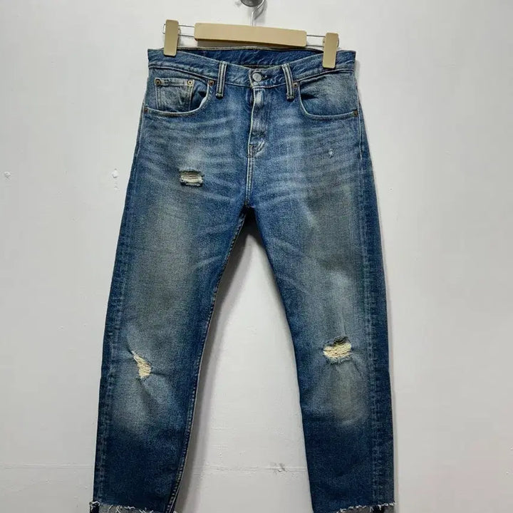 [BUNJANG] Levi's 512 Distressed Wash Jeans (Size 28) / 리바이스 512 데미지 워싱 청바지 28사이즈