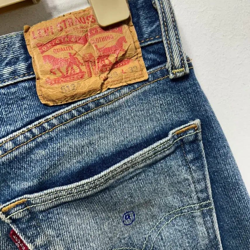 [BUNJANG] Levi's 512 Distressed Wash Jeans (Size 28) / 리바이스 512 데미지 워싱 청바지 28사이즈