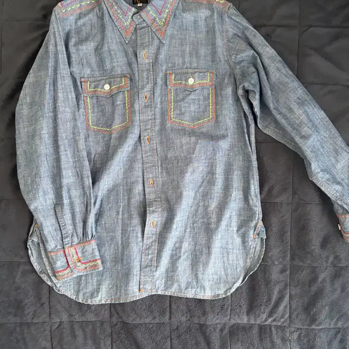 [BUNJANG] Needles Chambray Shirt M / 니들스 셔츠