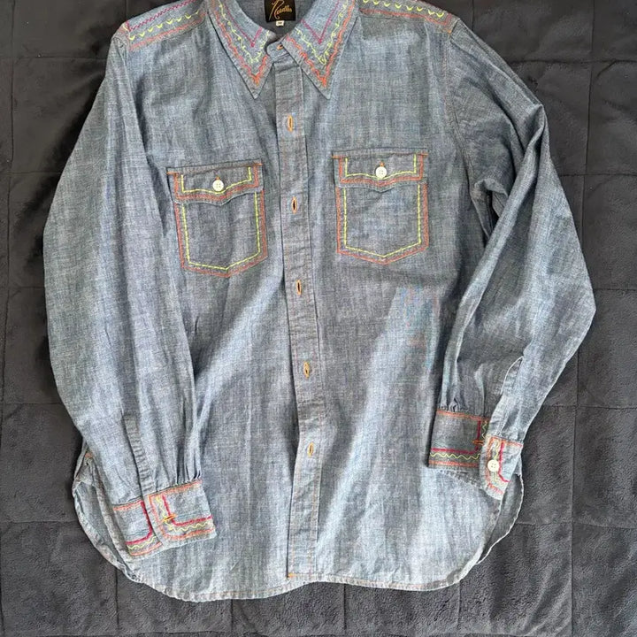 [BUNJANG] Needles Chambray Shirt M / 니들스 셔츠