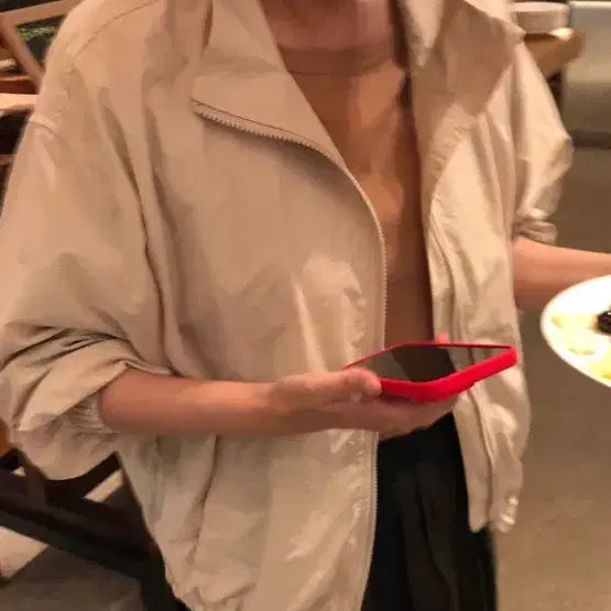 [BUNJANG] Ecris Trench Jumper Beige / 에크리스 트렌치점퍼 베이지