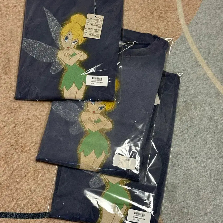 [BUNJANG] Saint Michael x Disney Tinkerbell Short Sleeve T-Shirt (Sizes L, XL, XXL) / [L,XL,XXL] 세인트 미카엘 x 디즈니 26ss 팅커벨 반팔