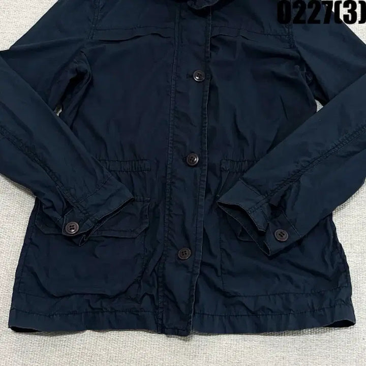 [BUNJANG] Beanpole Hooded Field Jacket Navy 95 / 95 빈폴 후드 야상 점퍼 네이비 0227(3)