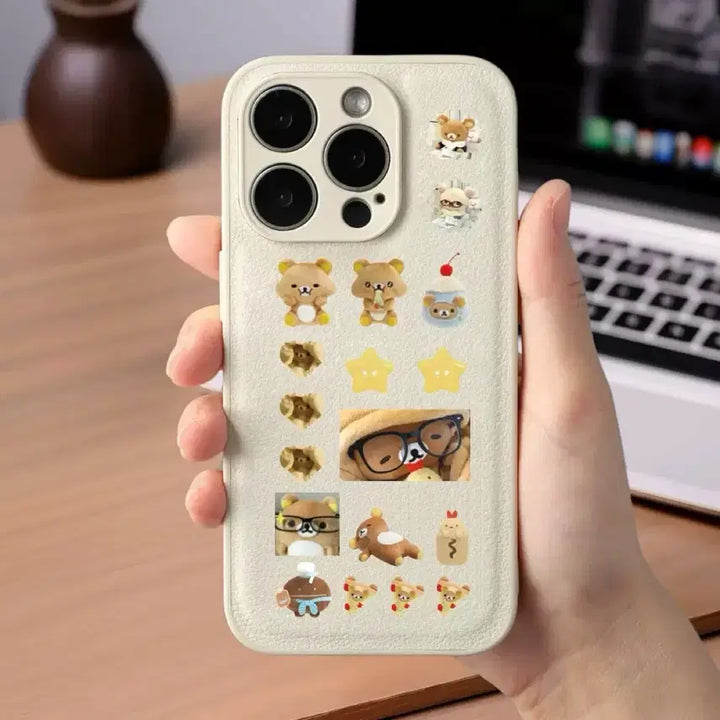 [BUNJANG] Sanrio Rilakkuma 8-Piece Sticker Set / 8장 리락쿠마 B 씰스티커 세트 산리오 캐릭터 다꾸 다이어리 꾸미기