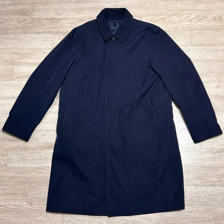 [BUNJANG] Uniqlo Single Breasted Coat Navy L / 유니클로 싱글브레스트 코트 네이비 L