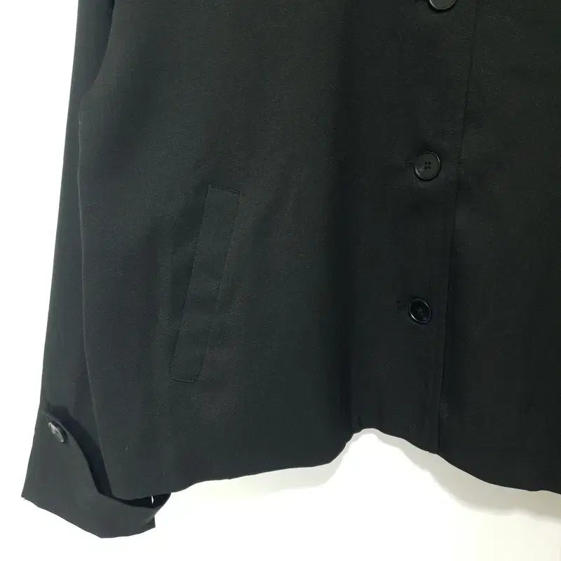 [BUNJANG] Hotping Semi-Crop Trench Jacket / 핫핑 싱글 카라 세미 크롭 트렌치 자켓 1_M2009