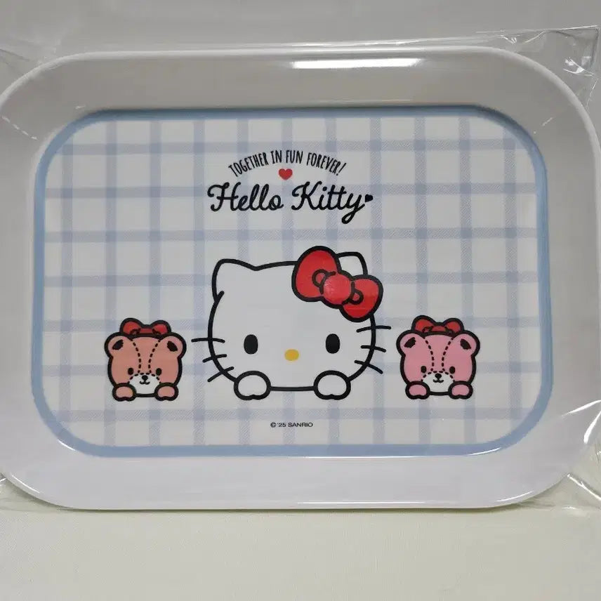 [BUNJANG] Hello Kitty Doll Keyring Set + Tray / 헬로키티 인형 키링 세트 + 키티 쟁반(트레이)