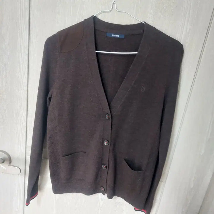 [BUNJANG] Hazzys Brown Cardigan / 헤지스 브라운 가디건