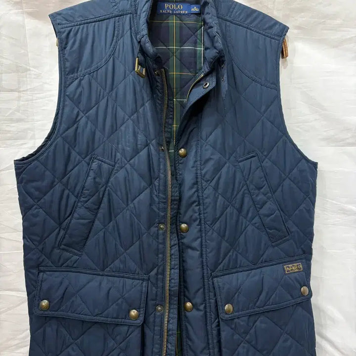 [BUNJANG] Polo Ralph Lauren Quilted Vest Navy M / 폴로 랄프로렌 퀼팅 조끼 네이비M/100(정품)