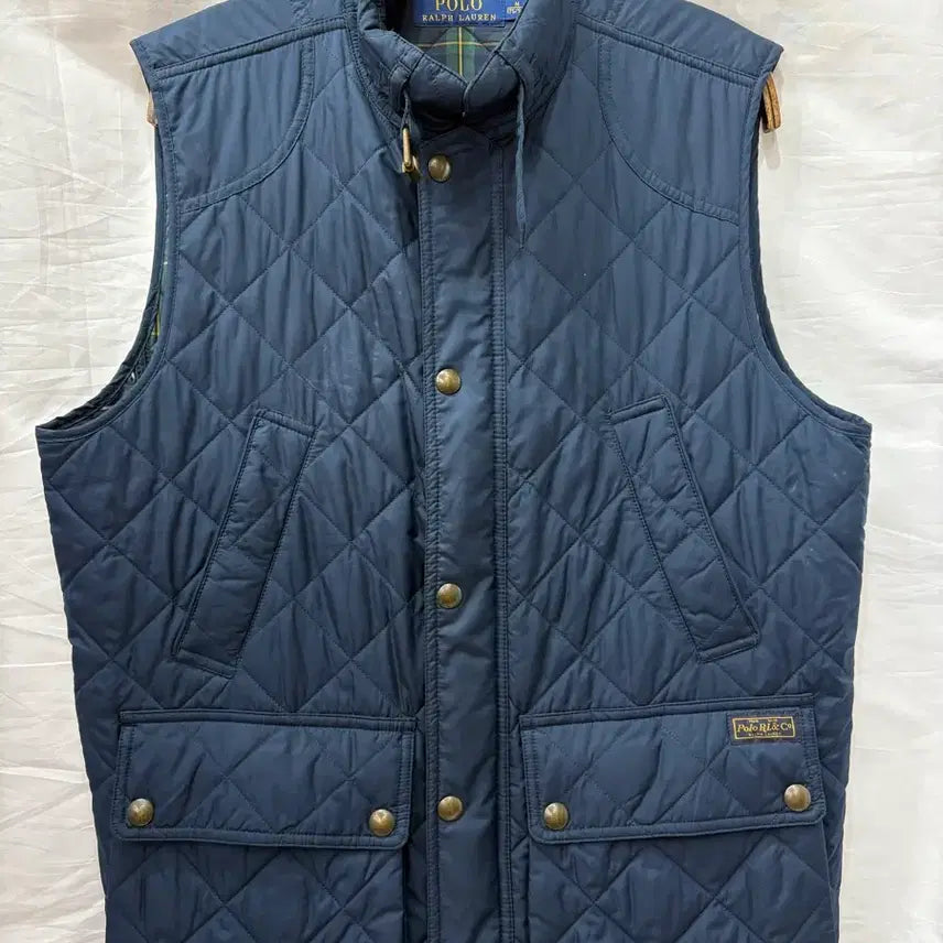 [BUNJANG] Polo Ralph Lauren Quilted Vest Navy M / 폴로 랄프로렌 퀼팅 조끼 네이비M/100(정품)