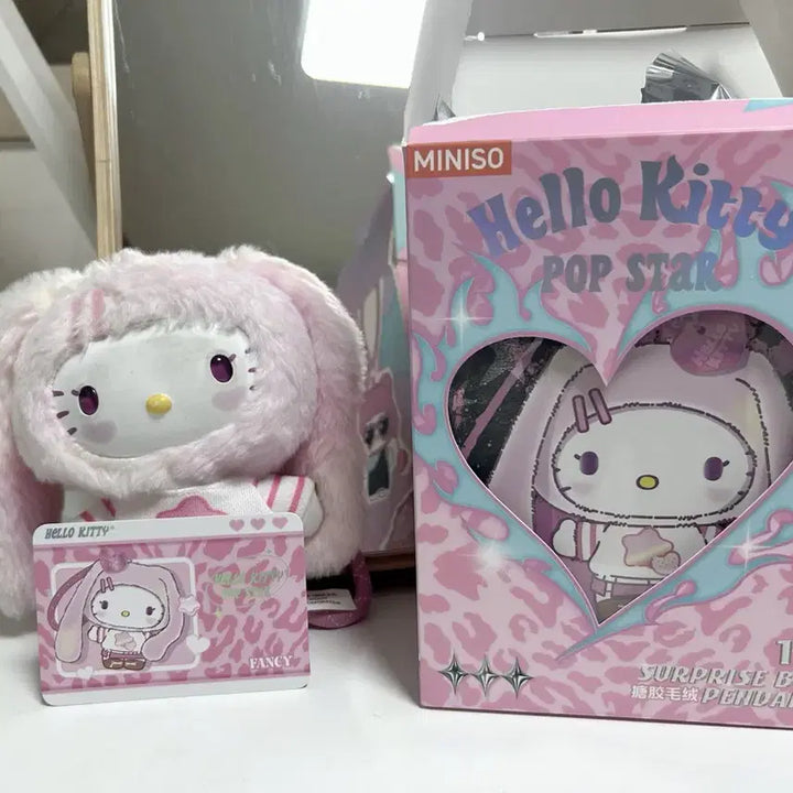 [BUNJANG] Miniso Hello Kitty Popstar Keyring / (키부부 정품)미니소 헬로키티 팝스타 키링 팬시