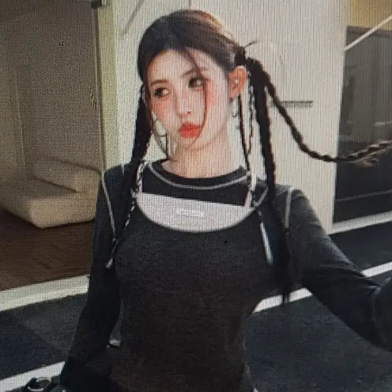 [BUNJANG] Color Block Long Sleeve T-shirt / (해외배송) 배색 긴팔티