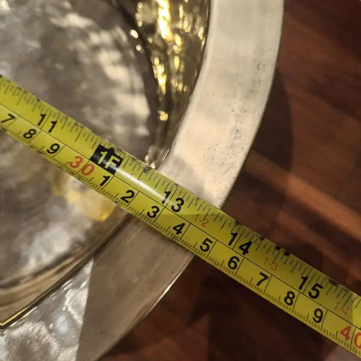 [BUNJANG] Large Brass Alloy Fire Bowl / 대형 황동 유기 놋그릇 화로