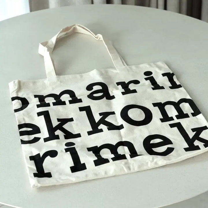 [BUNJANG] Marimekko Canvas Shoulder Bag / 마리메코 에코백 숄더백 캔버스백 대학생가방 노트북 가방