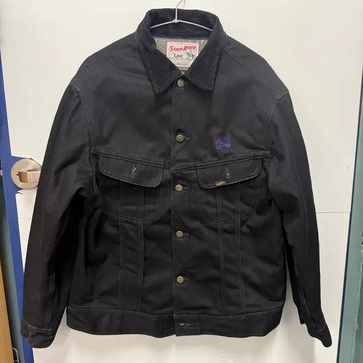 [BUNJANG] Needles x Lee Storm Rider Denim Jacket / 니들스 x 리 스톰라이더 데님 자켓(95-100)