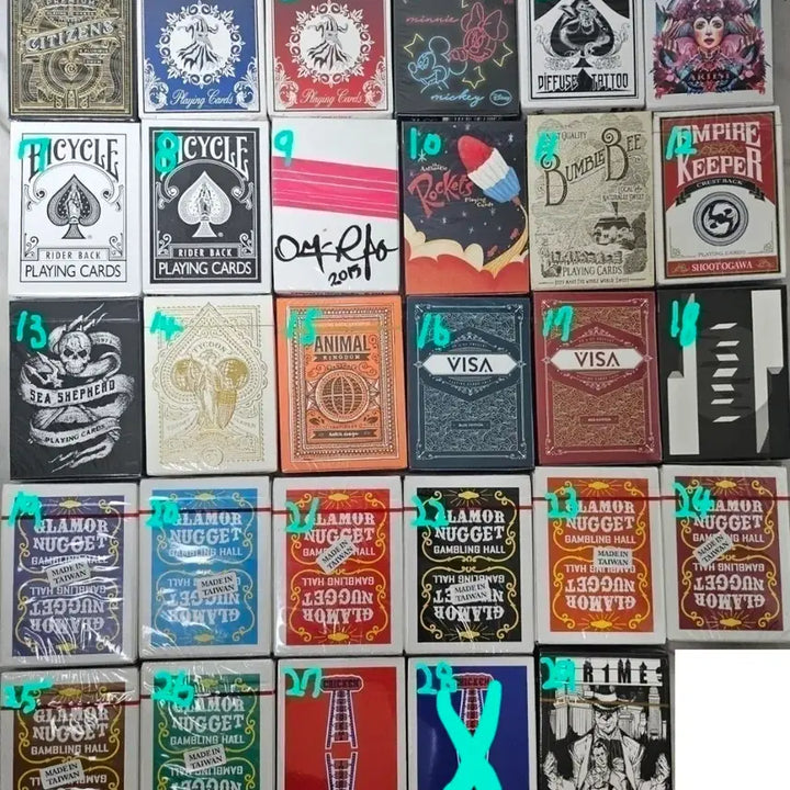 [BUNJANG] Bicycle Playing Cards - Assorted Decks - Sealed / 미개봉 바이시클 마술카드 플레잉카드 판매합니다