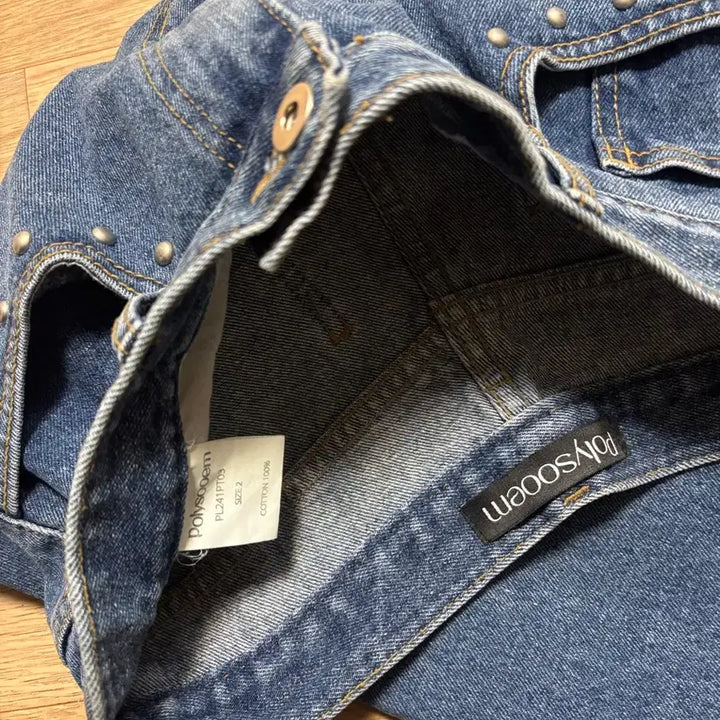 [BUNJANG] Polly Suem Studded Denim Pants / 폴리수엠 스터드 데님 팬츠 2 바지