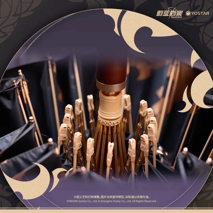 [BUNJANG] Blue Archive Kisaki Umbrella & Key Holder Set / [예약공구] 블루아카이브 공식 키사키 모티브 우산&키홀더 세트