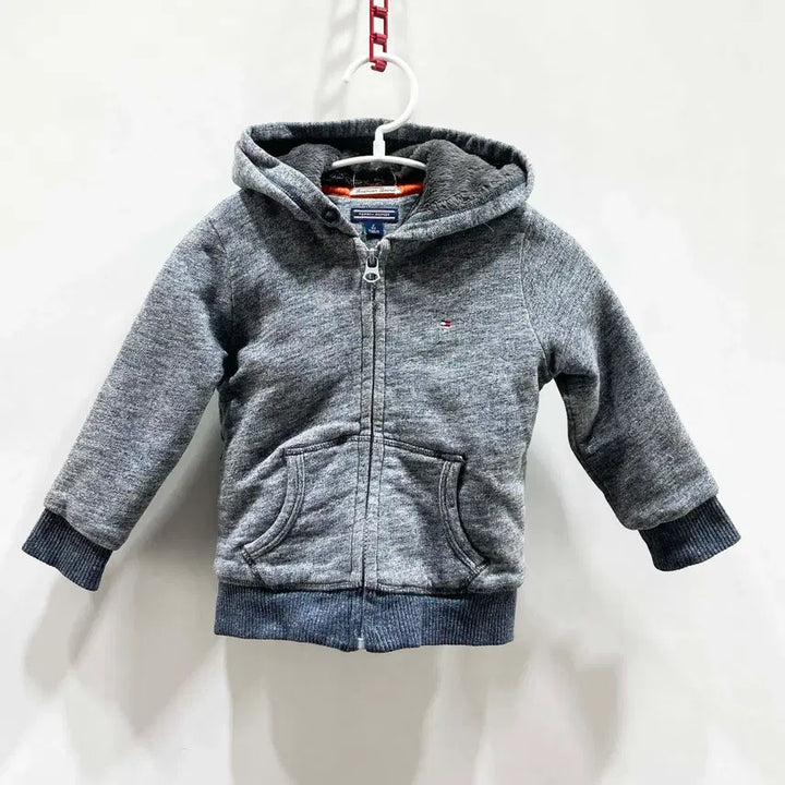 [BUNJANG] Tommy Hilfiger Junior Hooded Fleece Zip-Up Jacket / 타미힐피거 쥬니어 후드기모집업 92 진스센스