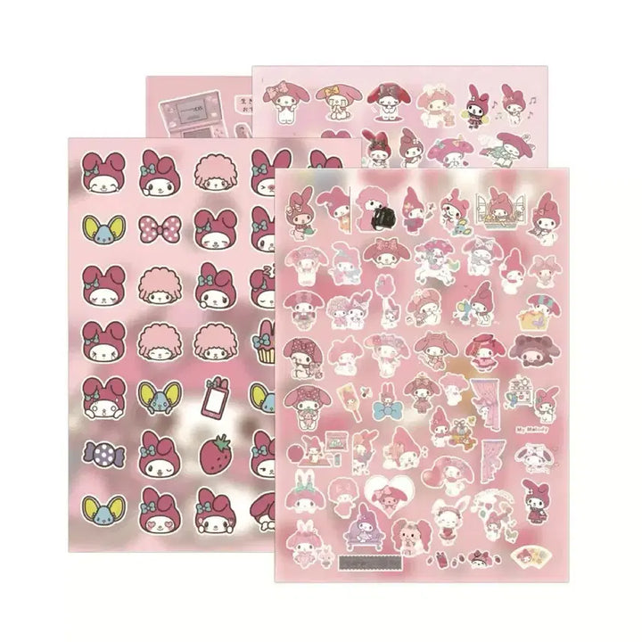 [BUNJANG] Sanrio My Melody Sticker Set / 8장 마이멜로디 C 씰스티커 세트 산리오 캐릭터 다꾸 다이어리 꾸미기