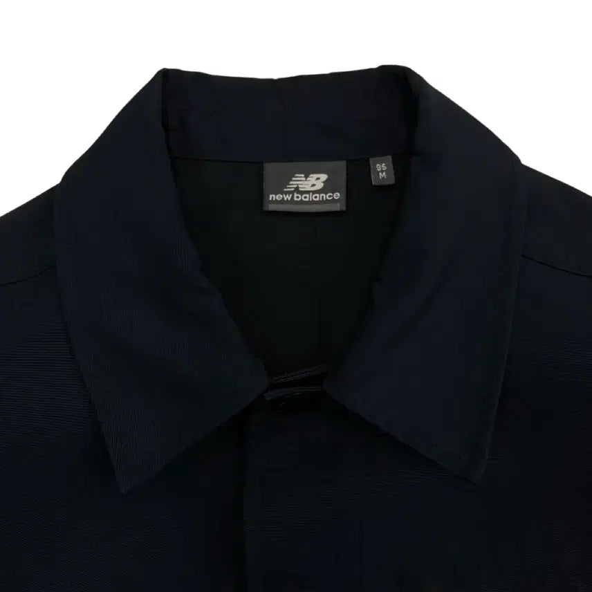 [BUNJANG] New Balance Navy Button Jacket (Size M) / 뉴발란스 카라 네이비 버튼 자켓 M