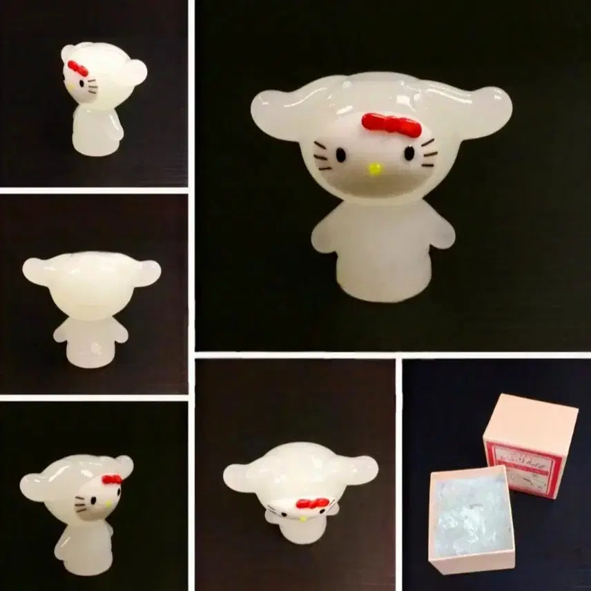 [BUNJANG] Kaburimbo Sanrio Characters Porcelain Figurines / 카부린보키티, 카부린보 베드베츠, 카부린보 쿠로미,카부린보 시나모롤