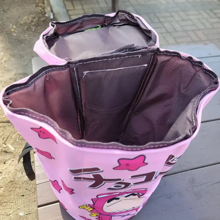 [BUNJANG] Crayon Shin-chan Choco Chip Pink Backpack / 짱구 초코비 핑크 백팩