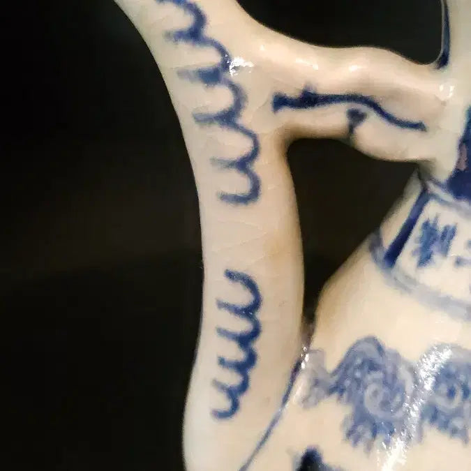 [BUNJANG] Celadon Porcelain Su-Seong Elderly Figure / 청화 수성노인 집호